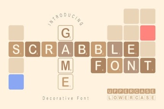 Scrabble-Inspired Font Design for Game Creators