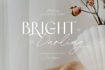 Vibrant Typography Duo for Creative Design Projects