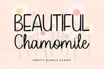 Beautiful Chamomile Font for Creative Design Projects