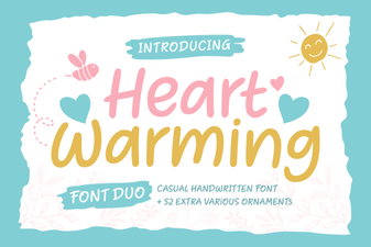 Heartwarming Typography for Creative Projects