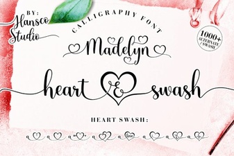 Madelyn Heart Font: Creative Typography for Design Projects